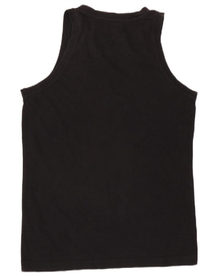 Kappa Hombre Chaleco Top Medium Negro Algodón