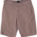 J. CREW Mens Rivington Chino Shorts W30 Medium Grey Cotton