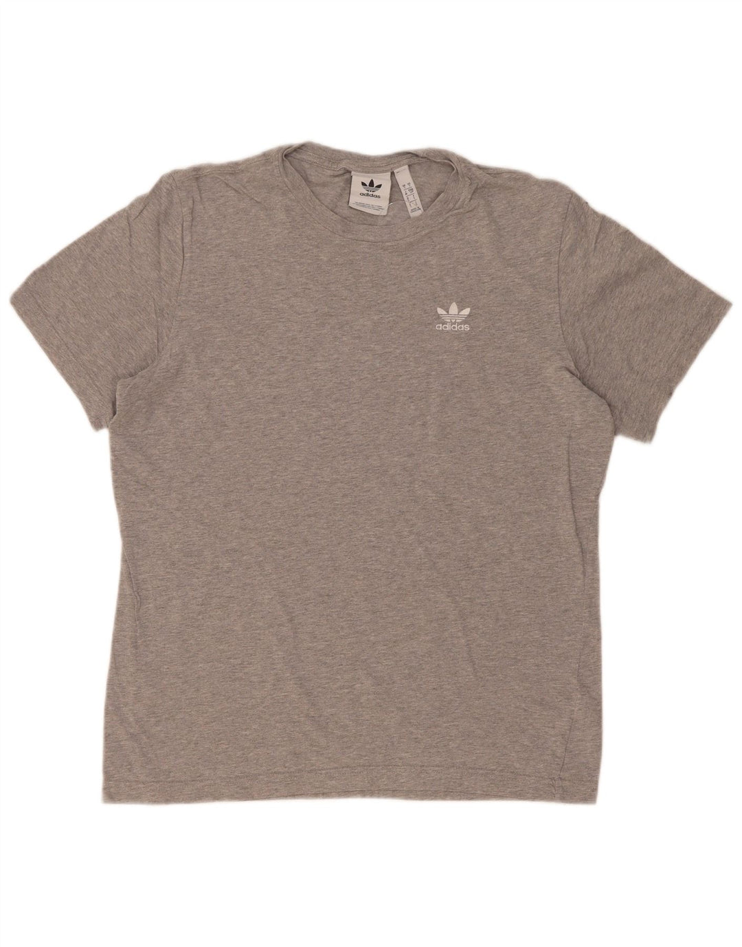 Adidas Hombre Camiseta Top Small Gris Algodón