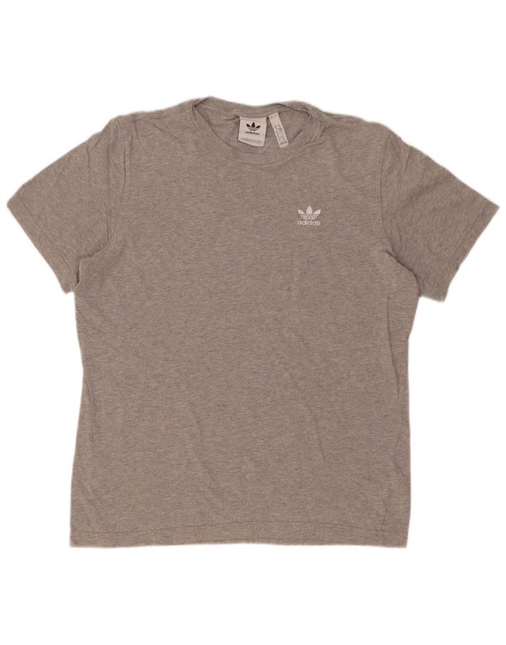 Adidas Hombre Camiseta Top Small Gris Algodón