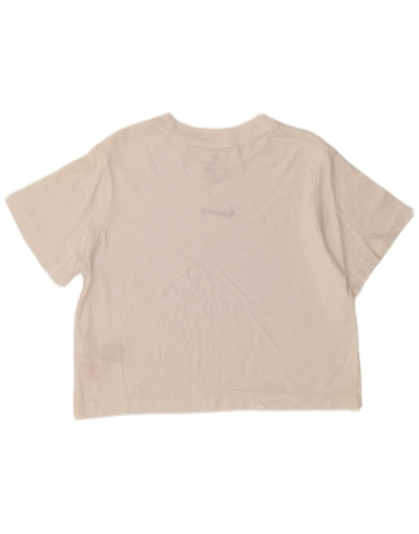 Nike Camiseta holgada para niña 10-11 años Mediana Blanco Algodón