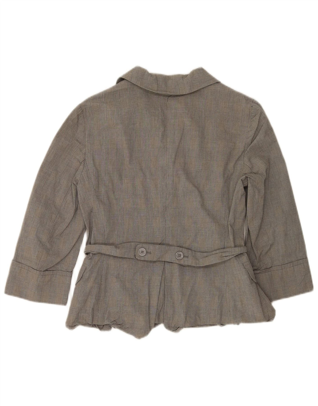 Max & Co. Traje de 2 piezas de manga 3/4 para mujer UK 12 Medium W30 L31 Grey Check