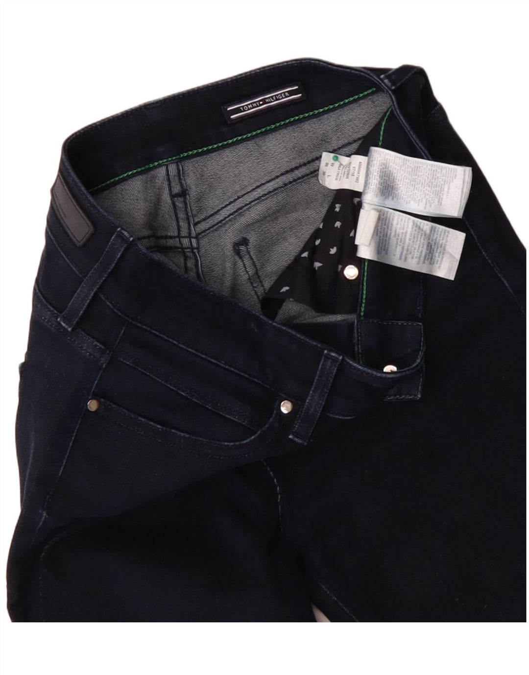 TOMMY HILFIGER Vaqueros pitillo para mujer W26 L27 Algodón azul marino