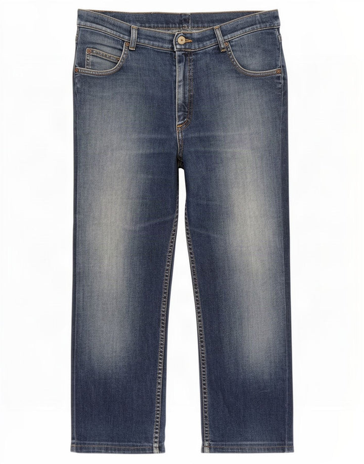 Vaqueros Lee Brooklyn Rectos para Hombre W36 L28 Algodón Azul