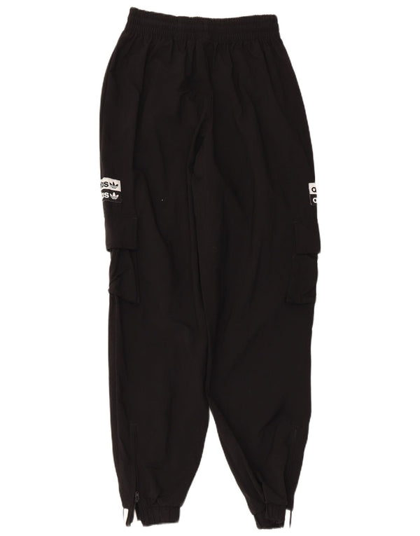 Adidas Mujer Graphic Chándal Pantalones Joggers UK 8 Small Negro