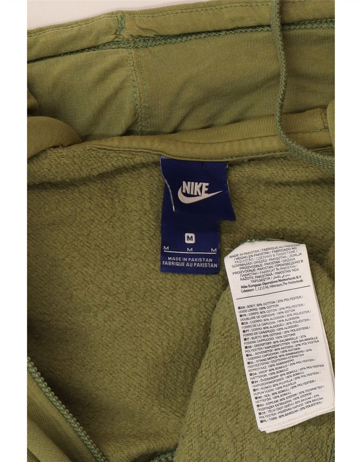 Nike - Sudadera con capucha y cremallera para hombre, algodón caqui mediano