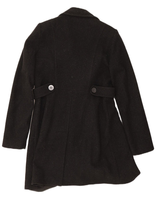 Liu Jo Abrigo cruzado para hombre IT 46 Small Lana negra
