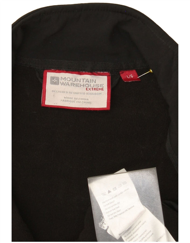 Chaqueta superior de chándal para hombre de Mountain Warehouse Poliéster negro grande