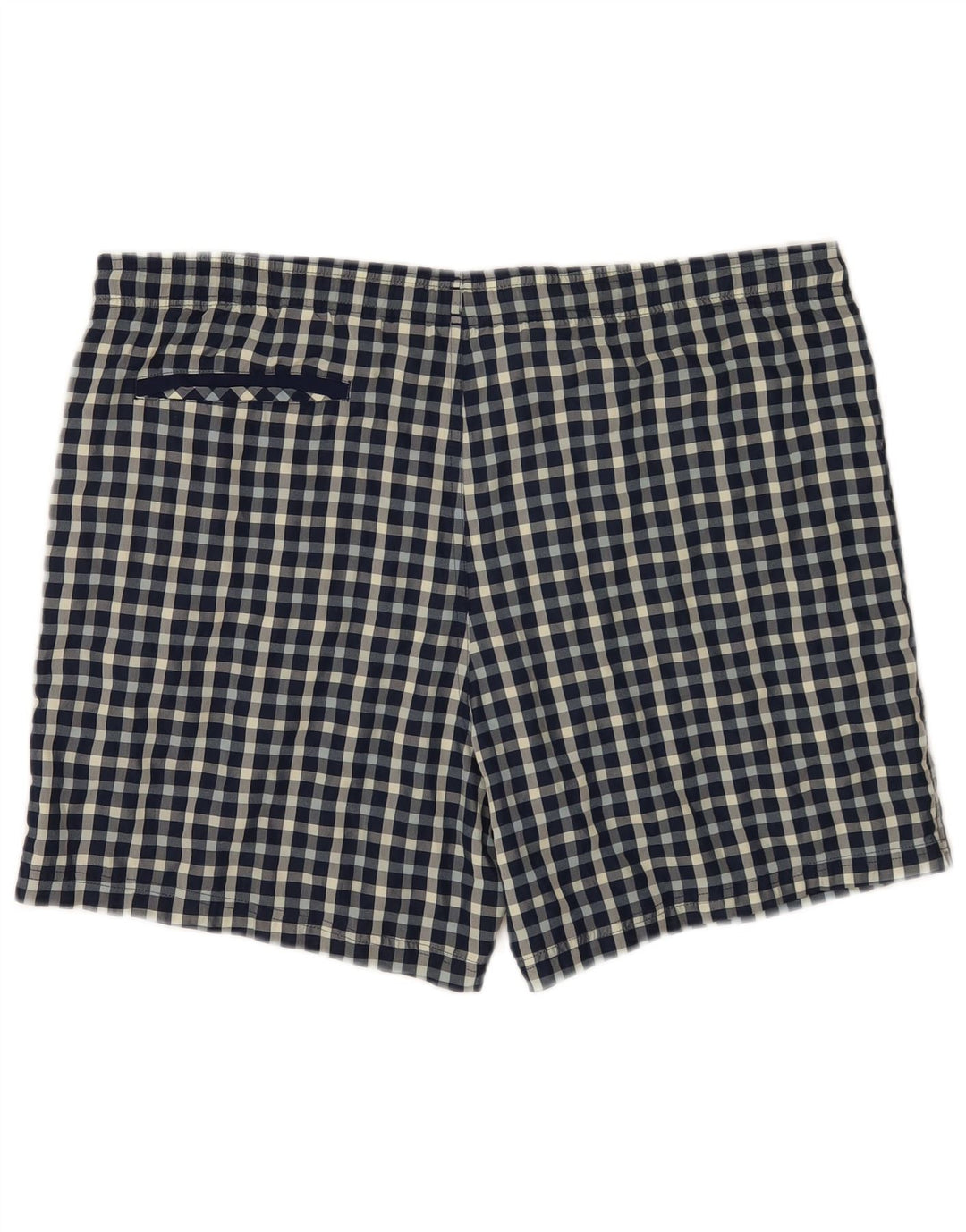 Adidas Hombre Regular Bañador Corto Grande Azul Cuadros Poliéster