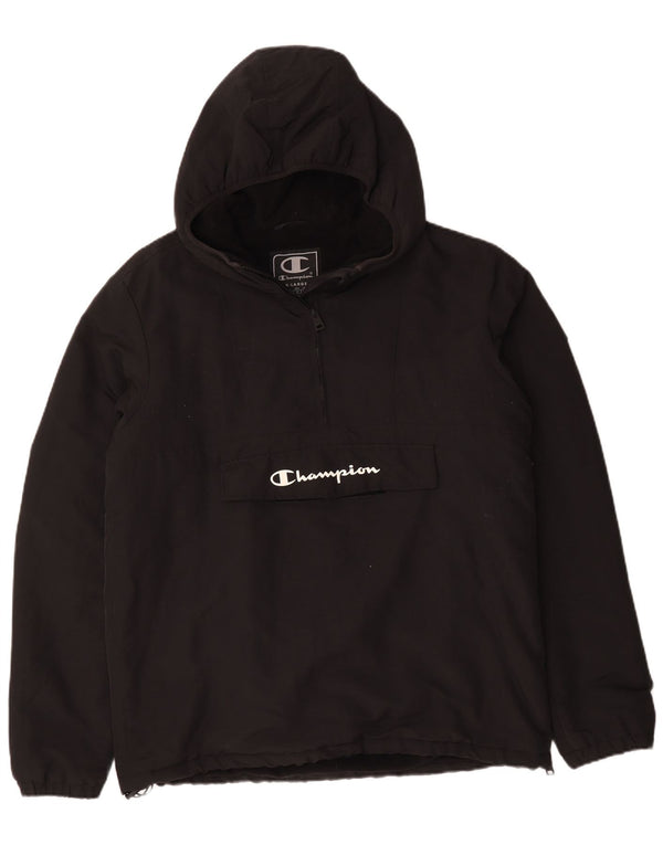 Champion Chaqueta Anorak con capucha para hombre UK 42 XL Poliamida negra