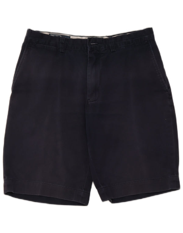 Polo Ralph Lauren Pantalones cortos chinos para hombre W32 Algodón azul marino mediano