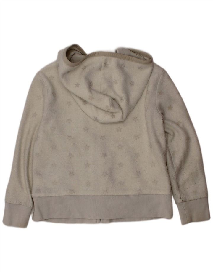 GAP Chaqueta polar con capucha para niñas 6-7 años Pequeña Poliéster blanco