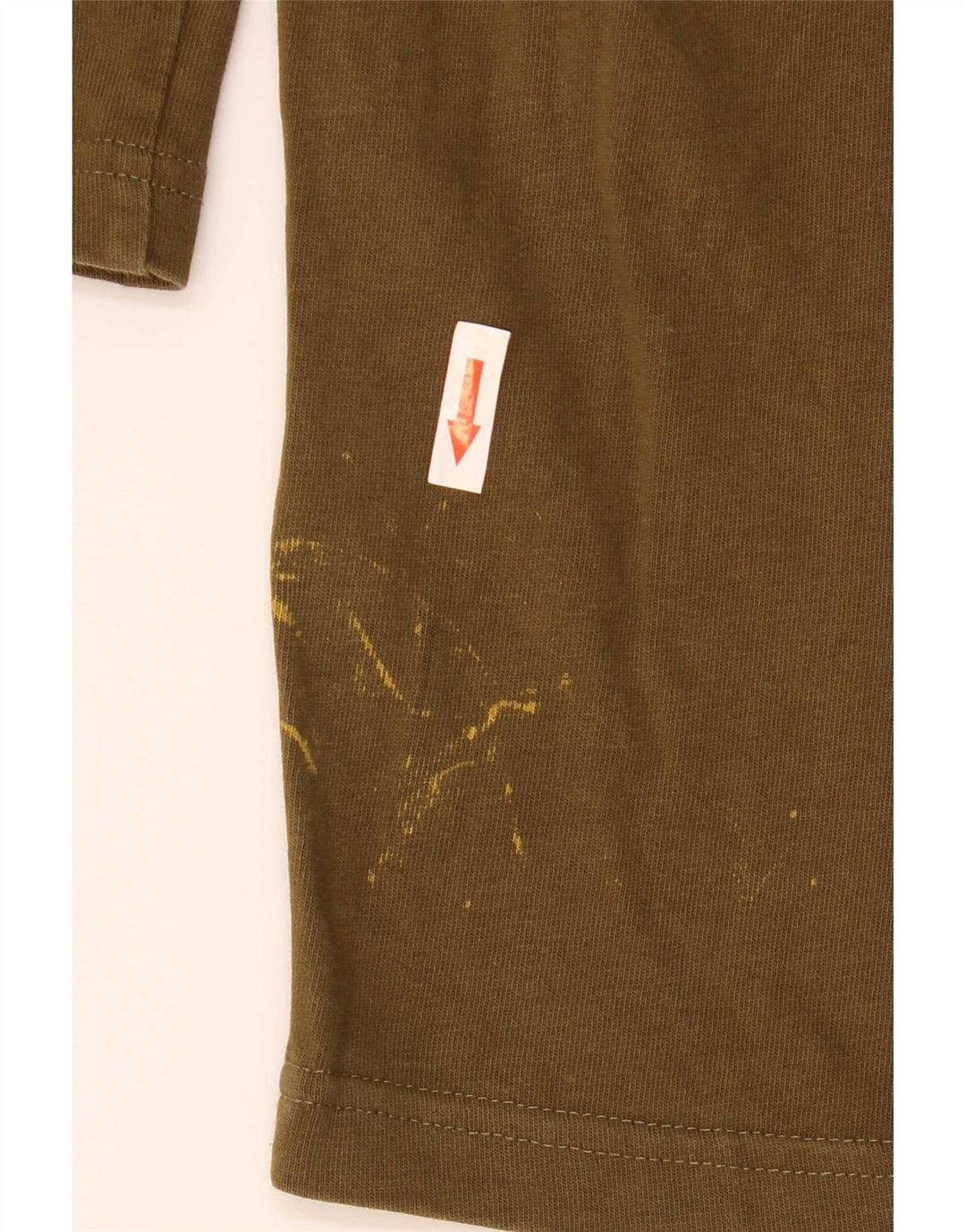 Puma Camiseta De Manga Larga De Algodón Caqui Medio Para Hombre