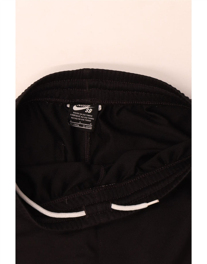 Nike Pantalones cortos deportivos con gráficos para niños 12-13 años Grande Poliéster negro
