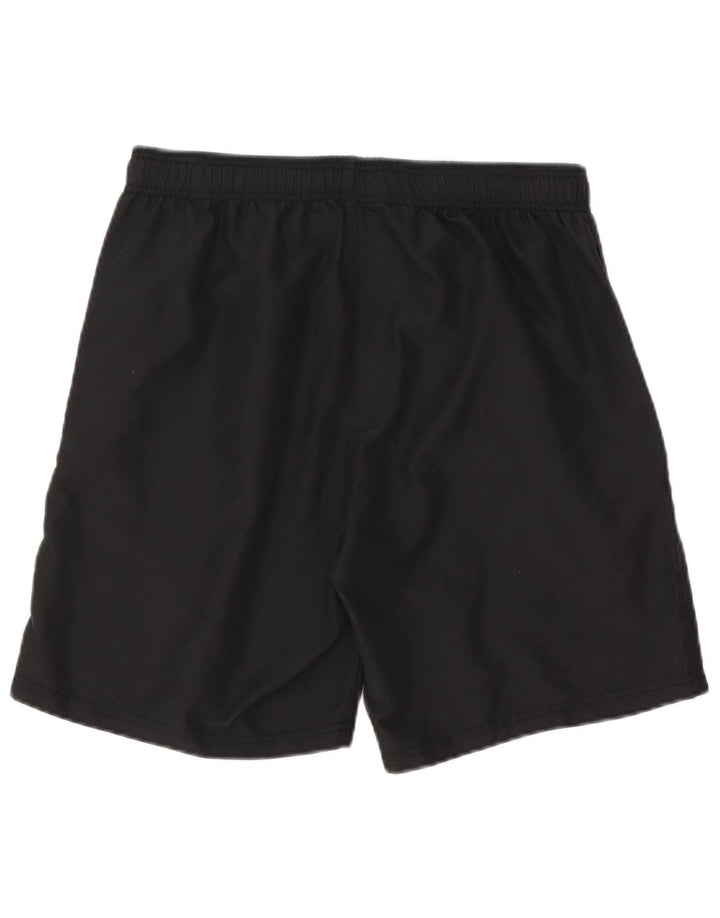 Kappa Mens Graphic Sport Shorts Grande Poliéster Negro