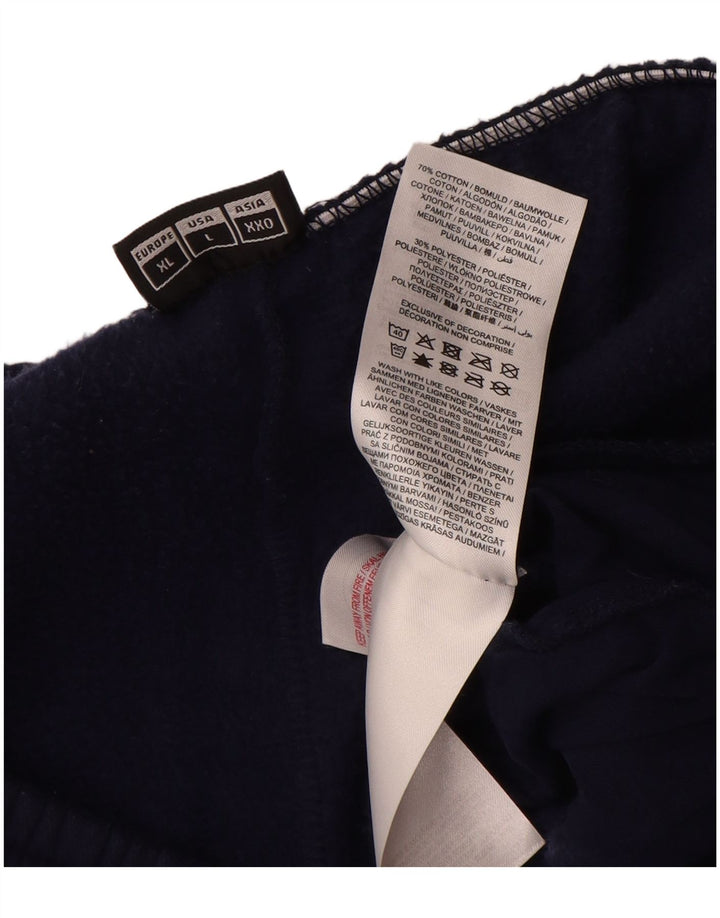 HUMMEL Pantalón de Chándal para Hombre Grande Azul Marino Algodón