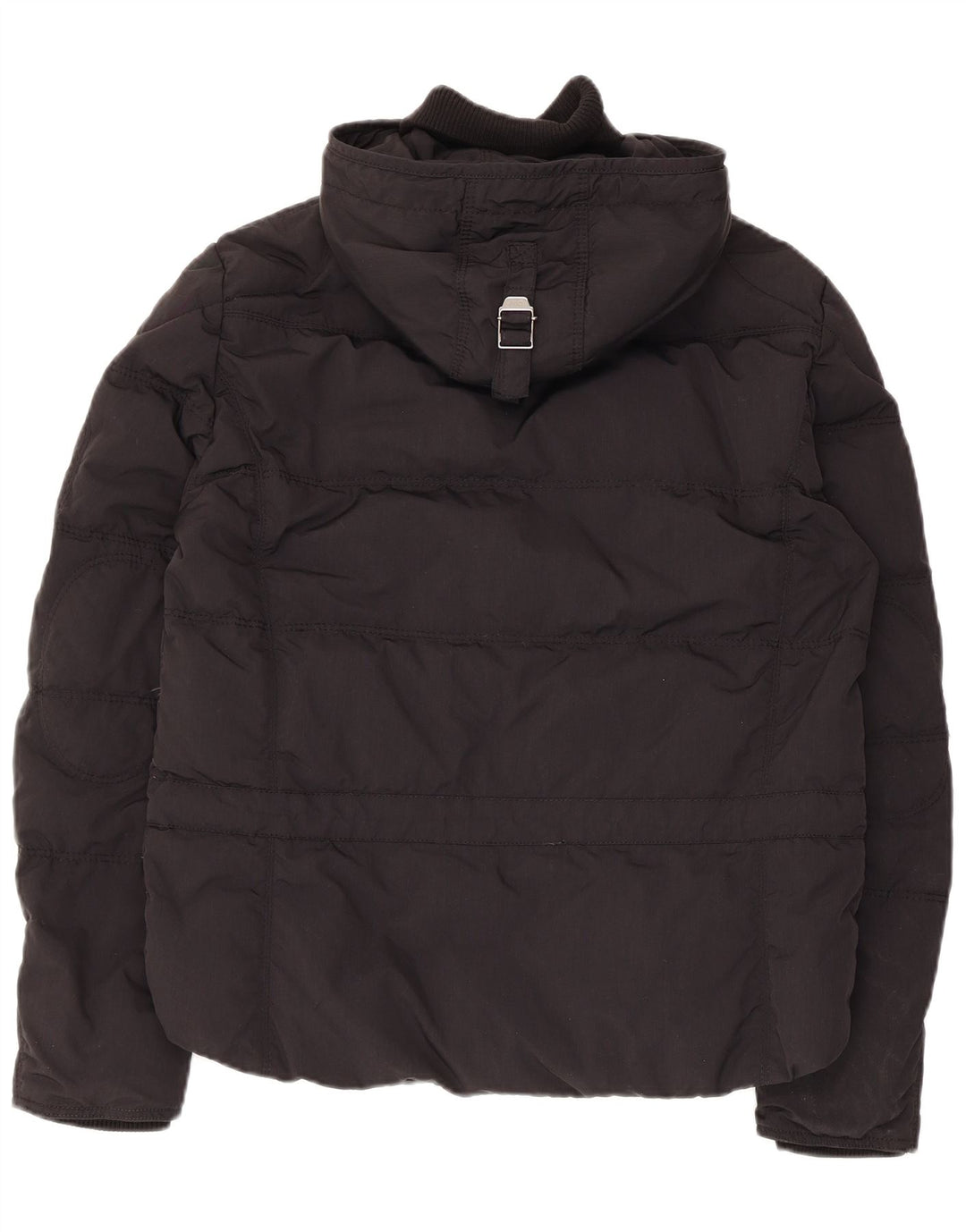 Brema Chaqueta acolchada con capucha para hombre IT 46 Small Negro Poliamida
