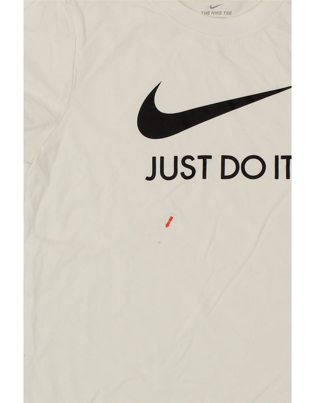 NIKE Mens Graphic T-Shirt Top Small White Cotton Vintage Nike and Second-Hand Nike from Messina Hembry 