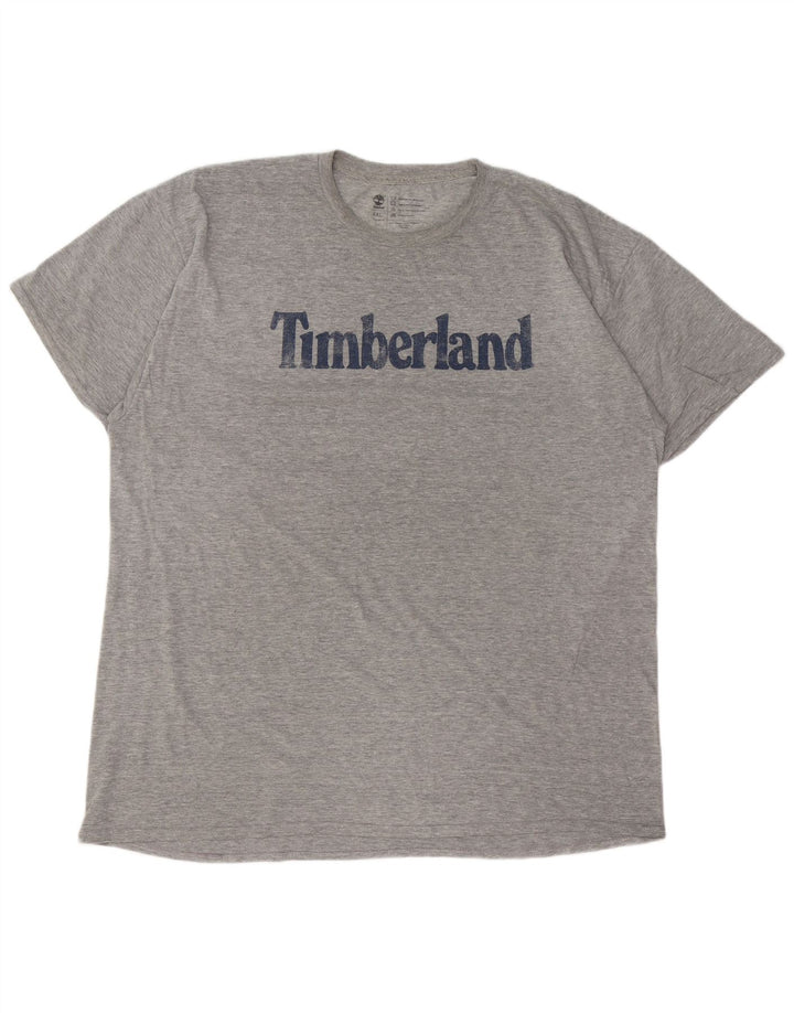 Timberland Camiseta gráfica de corte regular para hombre Top 2XL Algodón gris
