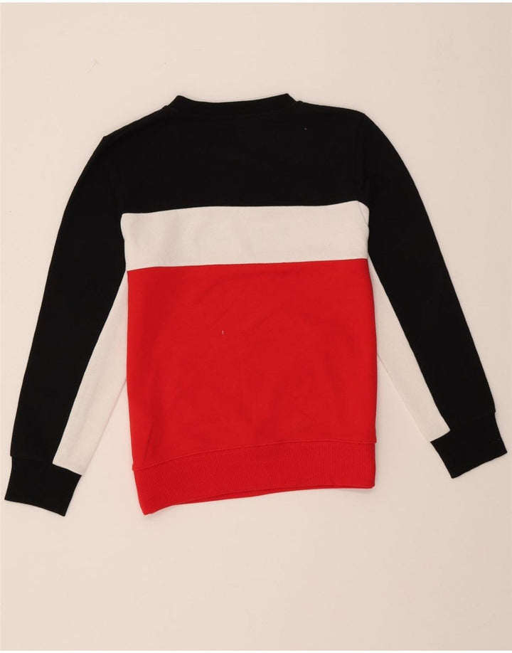 CONVERSE Boys Sweatshirt Jumper 12-13 Years Large  Black Colourblock Vintage Converse and Second-Hand Converse from Messina Hembry 