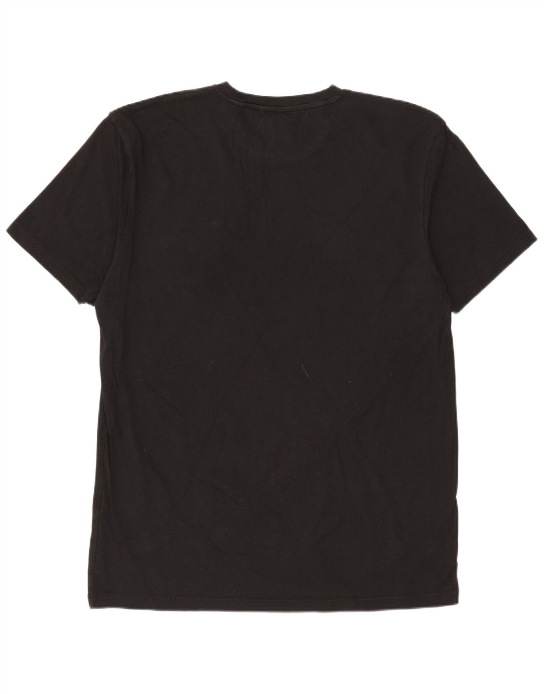 ZARA Hombre Camiseta Slim Fit Top XL Negro