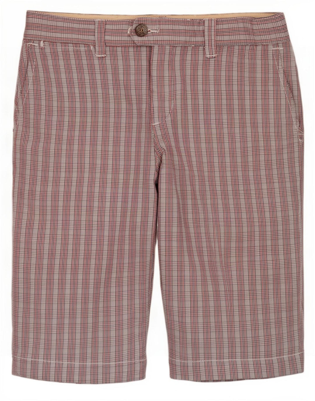 Pantalones cortos chinos para hombre Scotch & Soda W30 Medium Algodón a cuadros multicolor