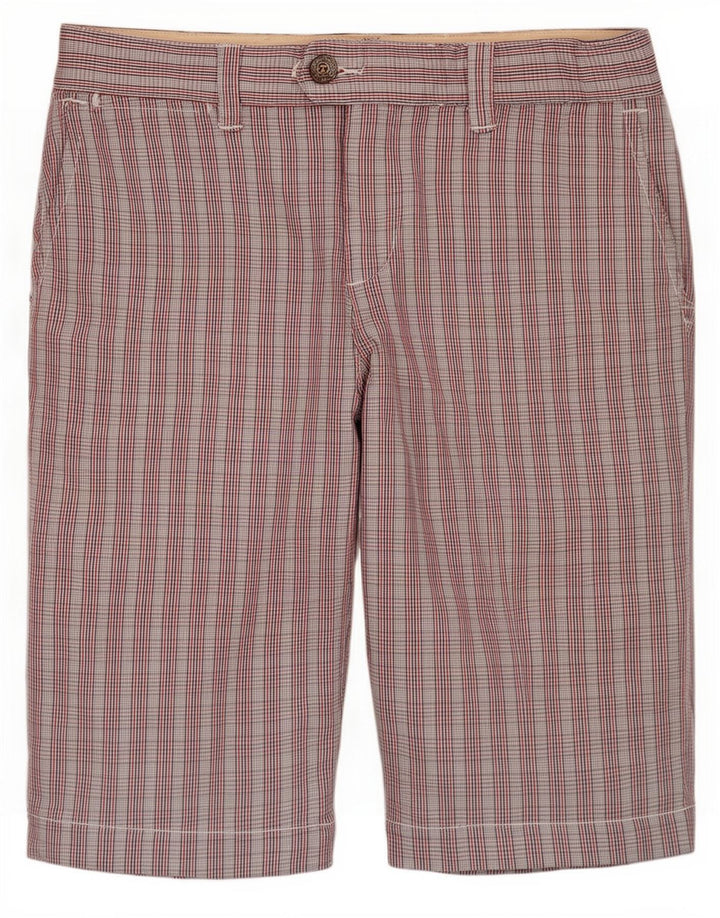 Pantalones cortos chinos para hombre Scotch & Soda W30 Medium Algodón a cuadros multicolor