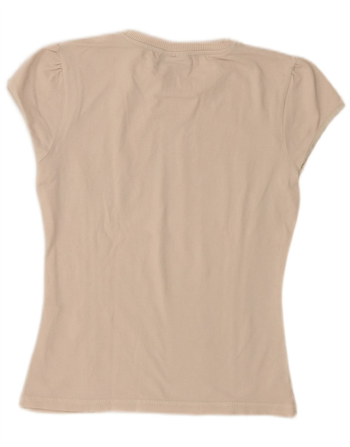 Ellesse Camiseta para mujer Top UK 12 Medium Off White
