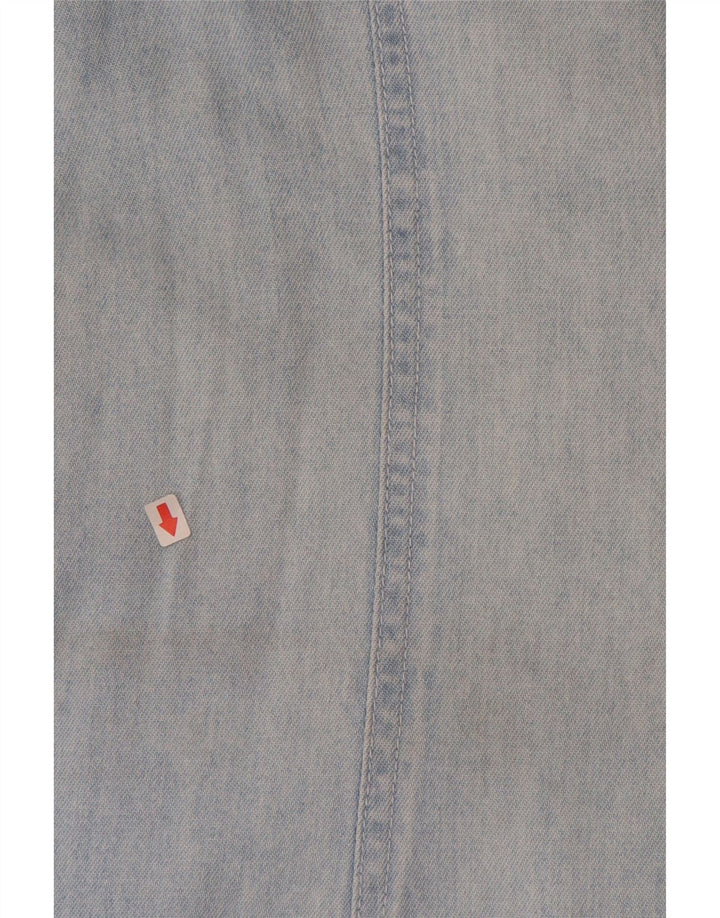 JOHN BANER Vestido vaquero sin mangas para mujer IT 50 XL Algodón azul