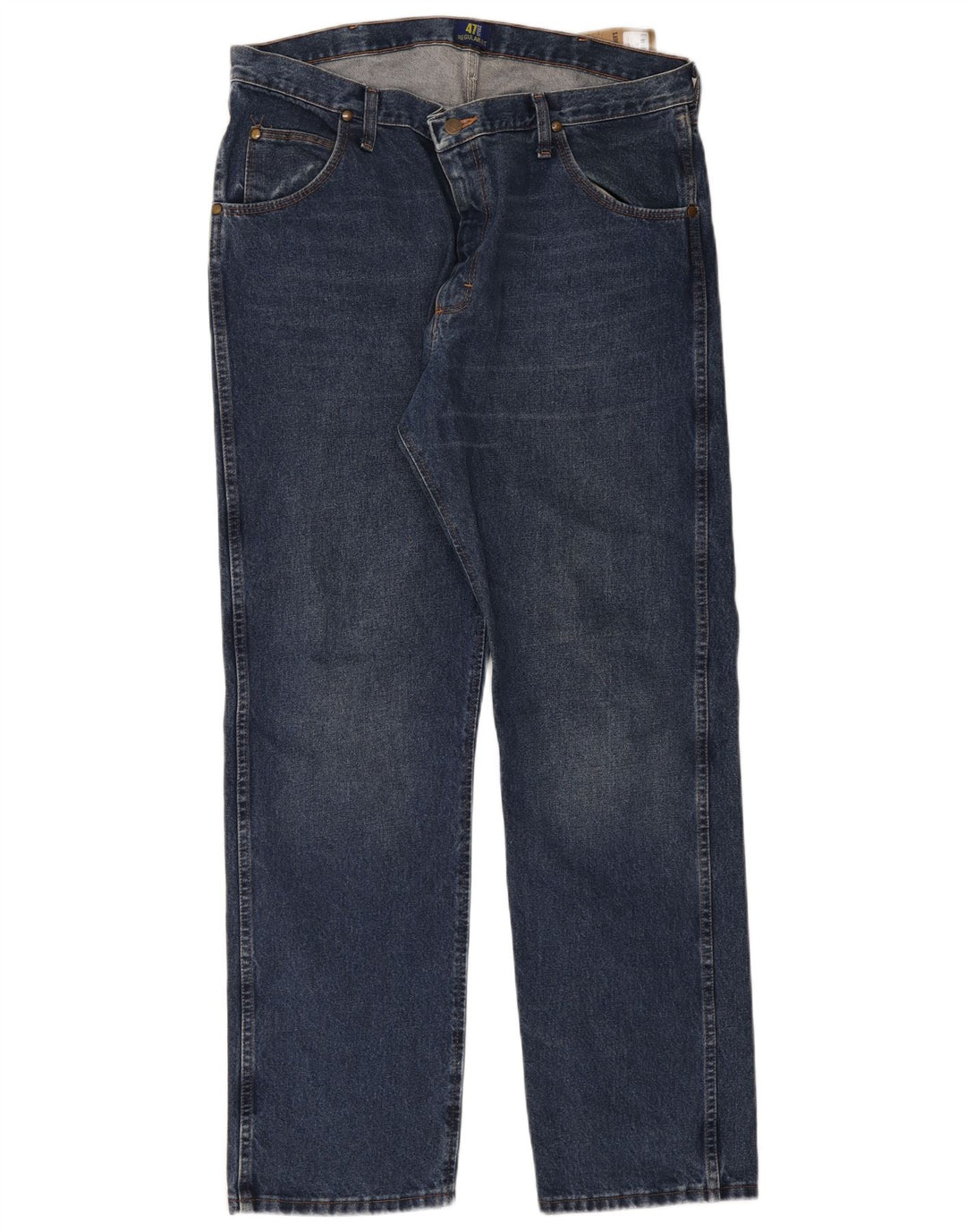 Vaqueros Wrangler Hombre Rectos W38 L32 Algodón Azul