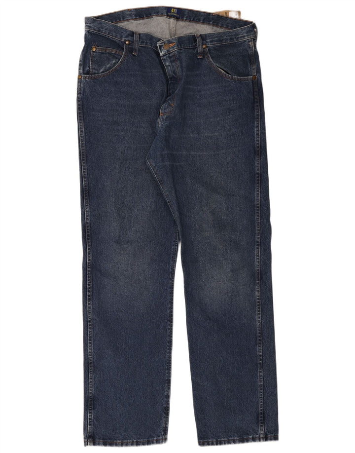 Vaqueros Wrangler Hombre Rectos W38 L32 Algodón Azul