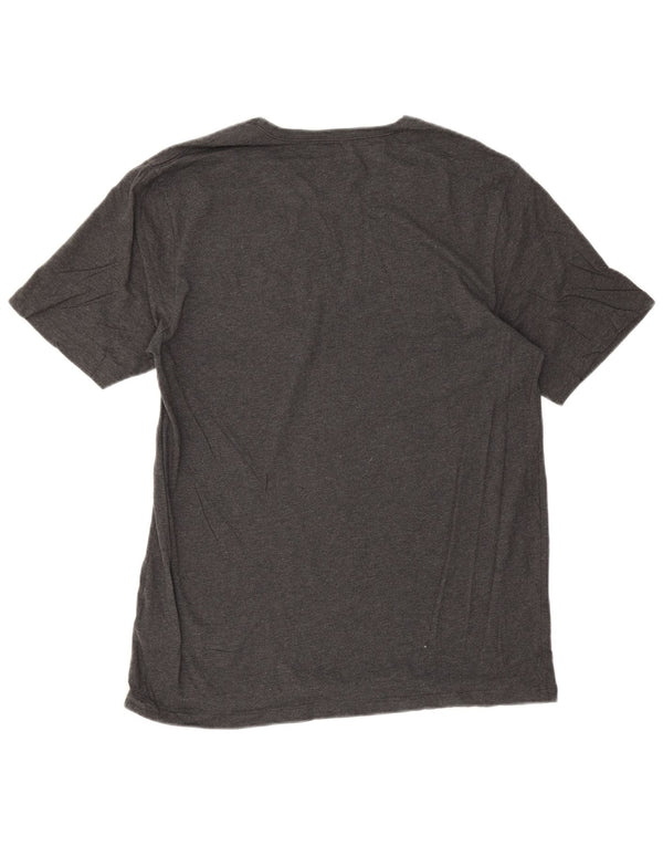 Hugo Boss Hombre Camiseta Top XL Algodón moteado gris