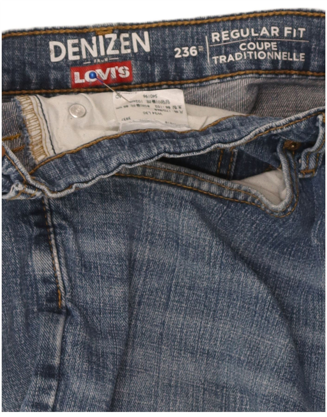Levi's Mujer Denizen Vaqueros Rectos De Corte Regular W34 L30 Azul