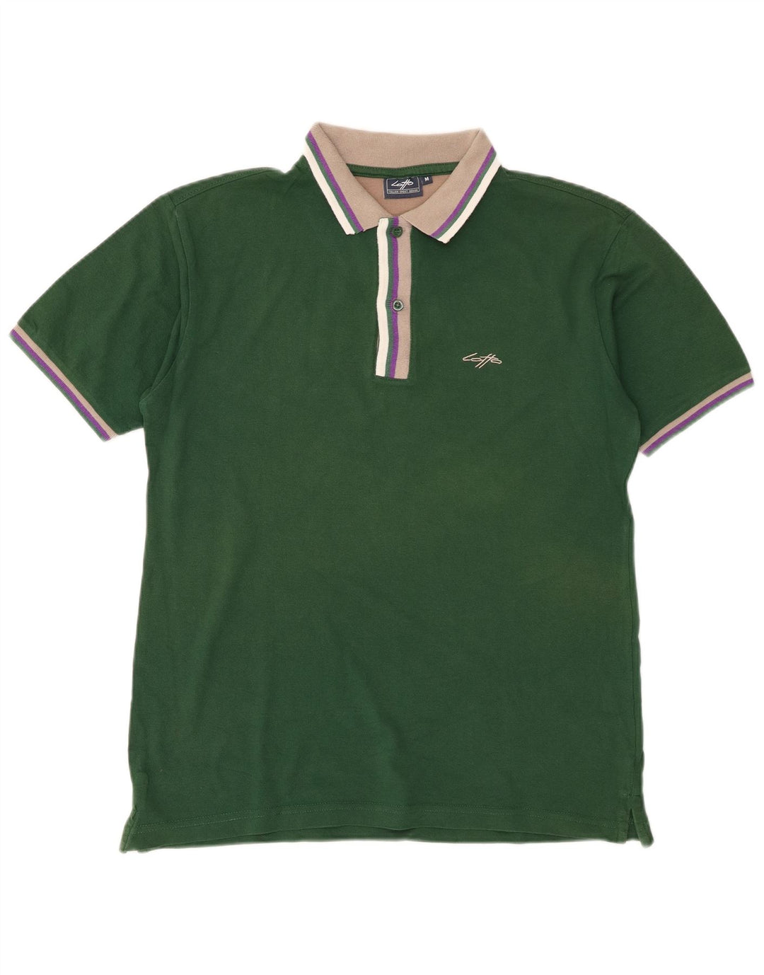 Polo Lotto Hombre Algodón Verde Medio