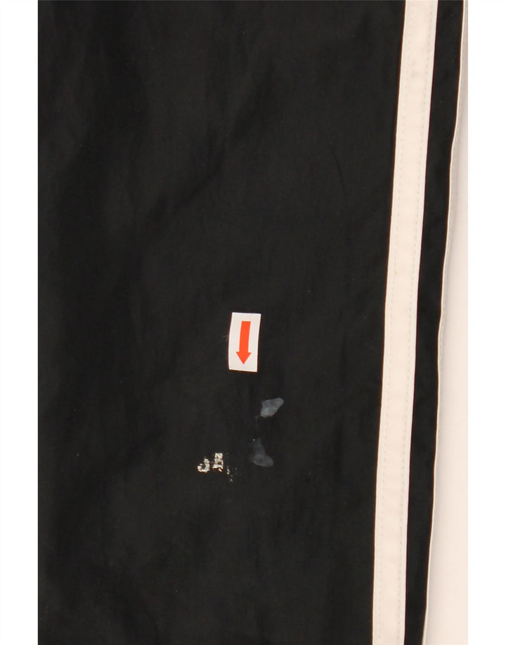Adidas - Chaqueta de chándal con capucha para mujer, talla 40, poliéster negro grande