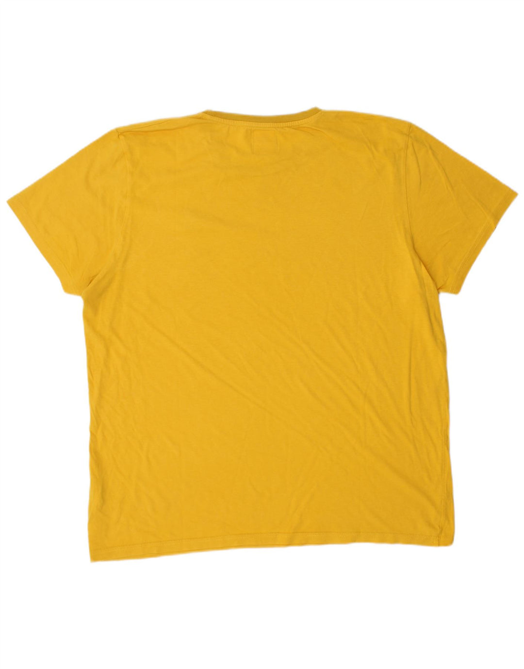 KAPPA Camiseta Hombre Top 2XL Algodón Amarillo