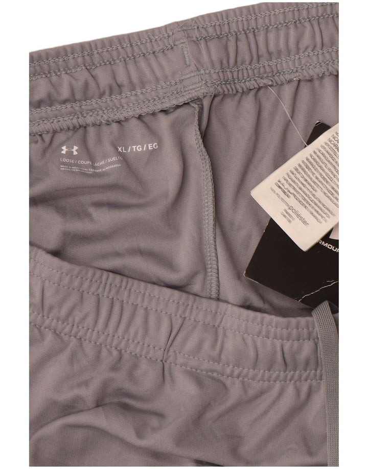 Under Armour Pantalones cortos deportivos gráficos para hombre XL Poliéster gris