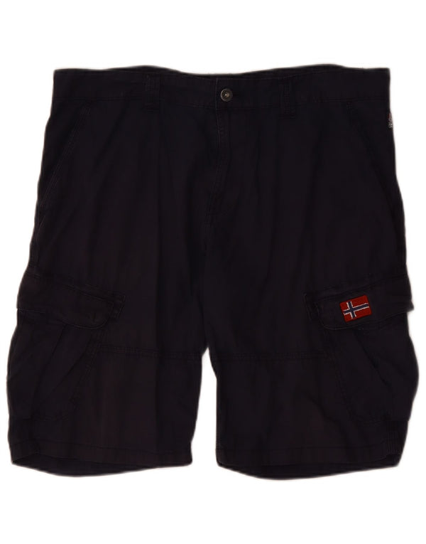 NAPAPIJRI Shorts cargo para hombre W36 Large Azul marino
