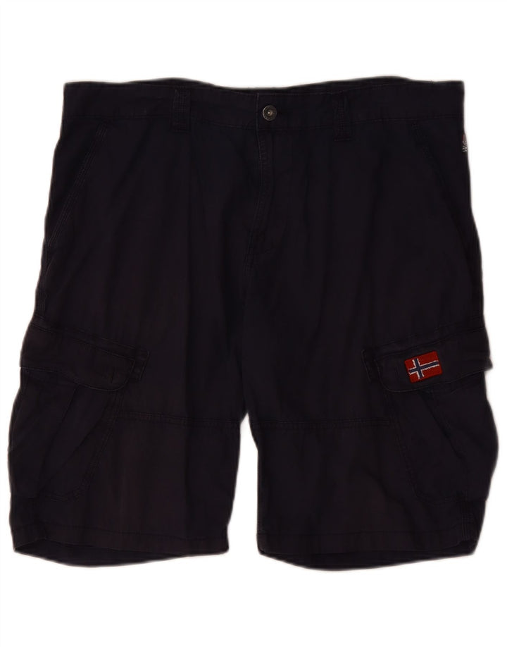 NAPAPIJRI Shorts cargo para hombre W36 Large Azul marino