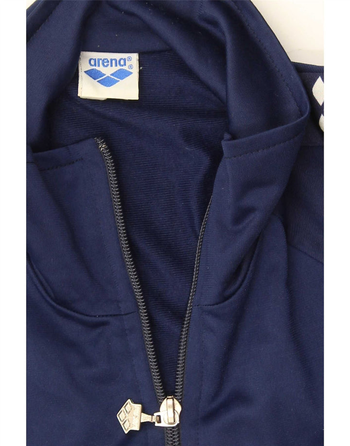 Arena Hombre Graphic Chándal Top Chaqueta XL Azul Marino Colorblock Poliéster