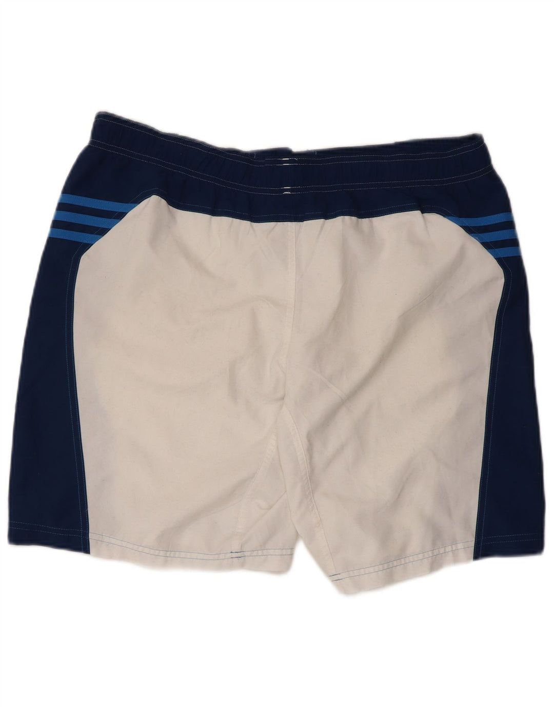 Adidas - Bañador con estampado gráfico para hombre, talla grande, color blanco, poliéster