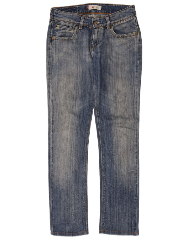 Levi's Mujer 571 Slim Jeans W29 L30 Algodón Azul