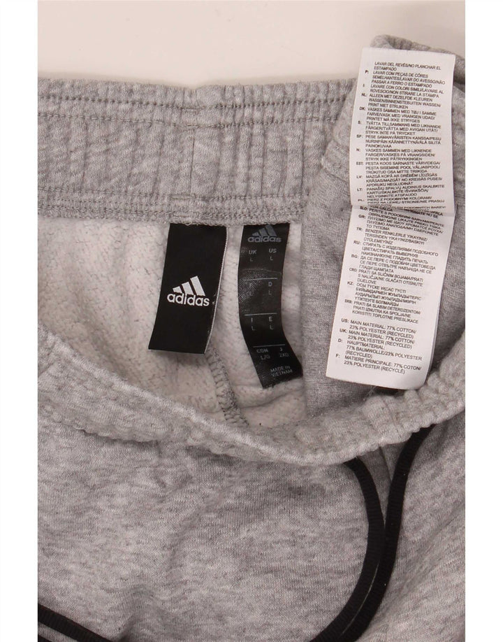 Adidas Pantalones De Chándal Gráficos Para Hombre Algodón Gris Grande