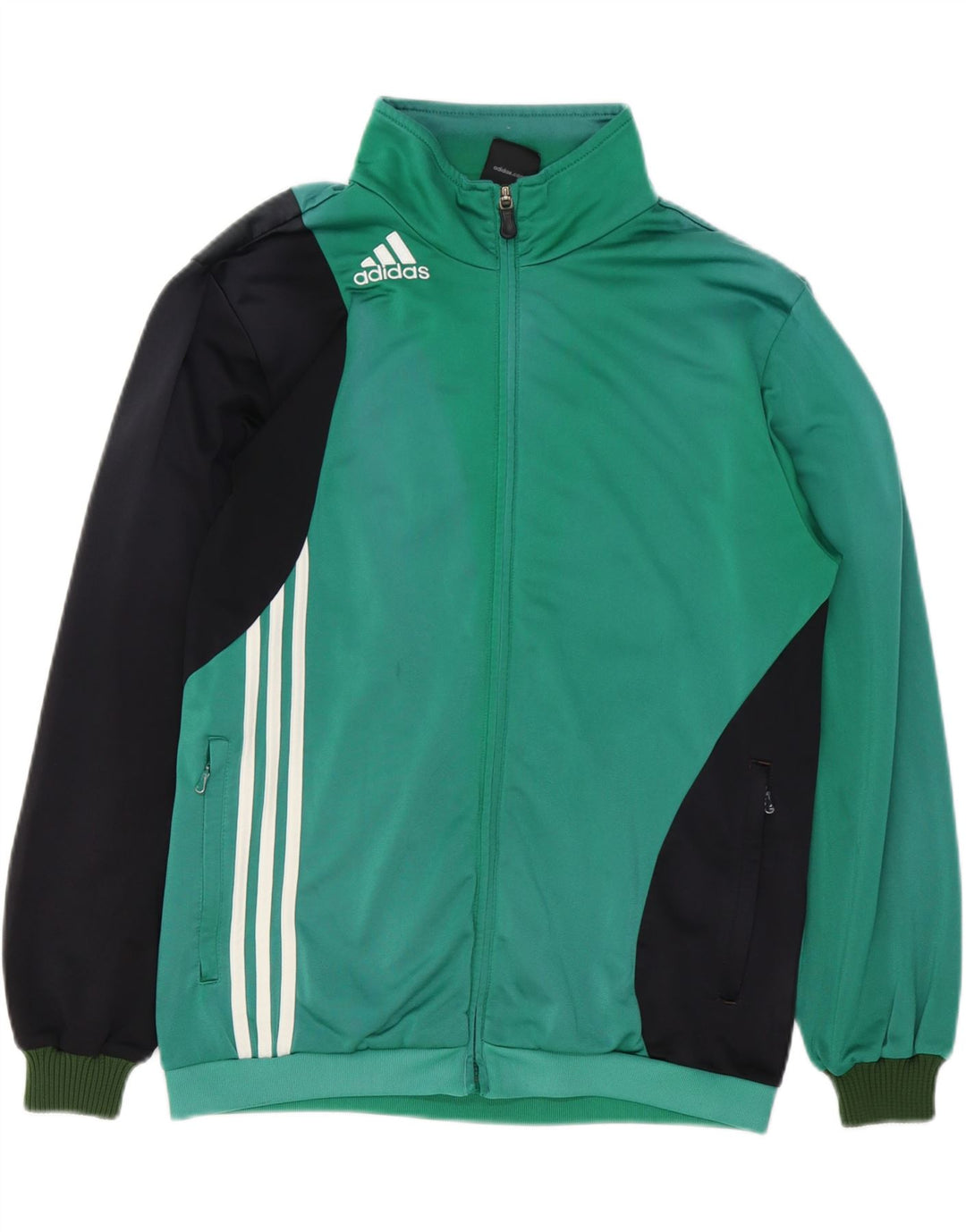 Adidas - Chaqueta de chándal para hombre, talla 40/42, color verde medio