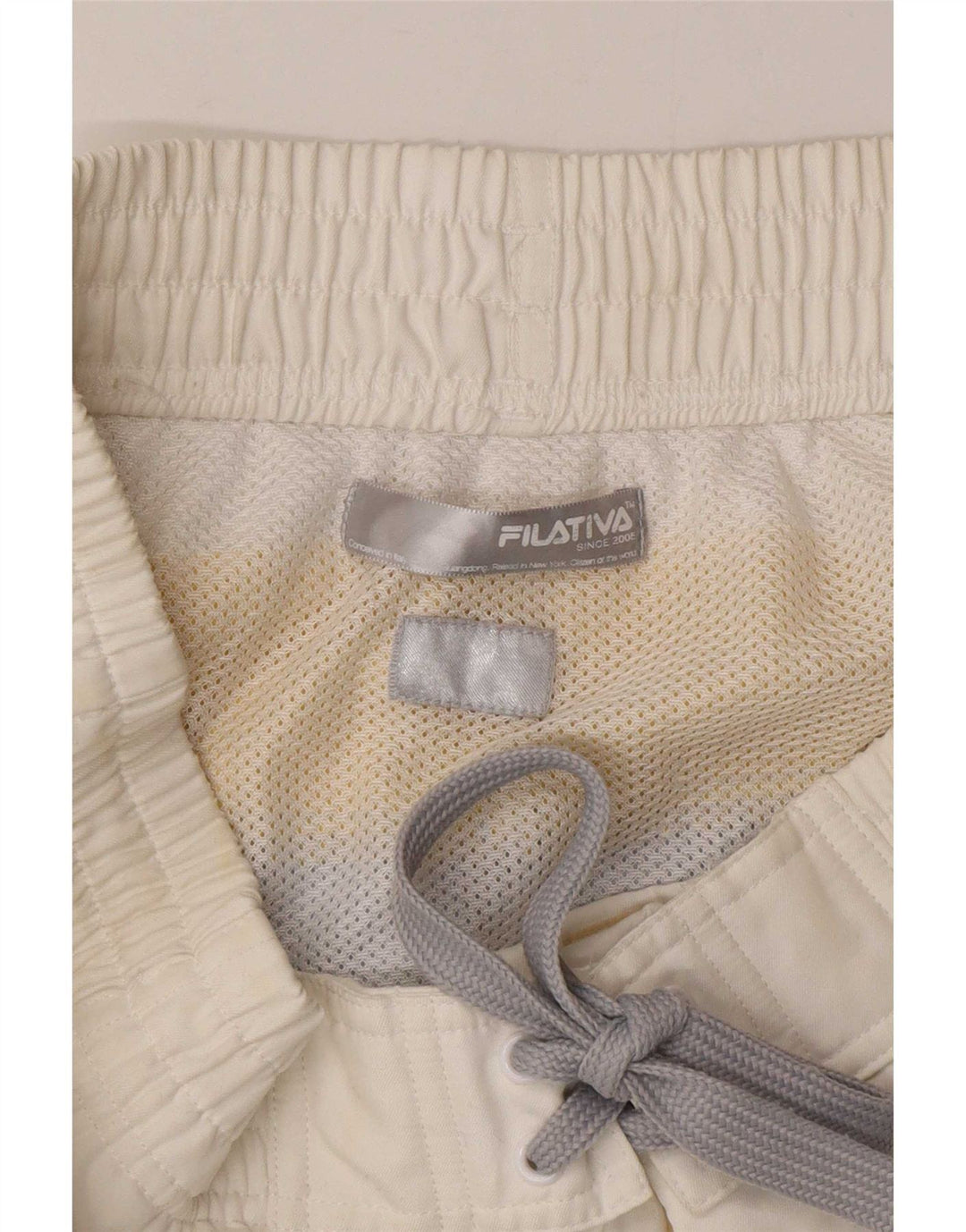 Fila Bañador Corto Mujer UK 40 Medium Blanco Colorblock