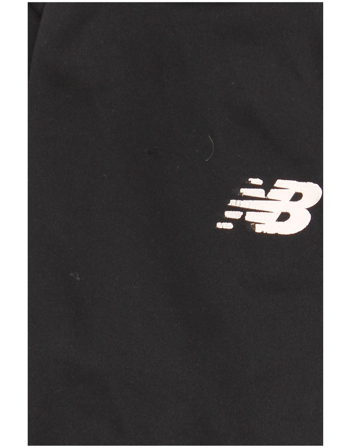 New Balance Hombre Chándal Pantalones Joggers Grande Poliéster Negro