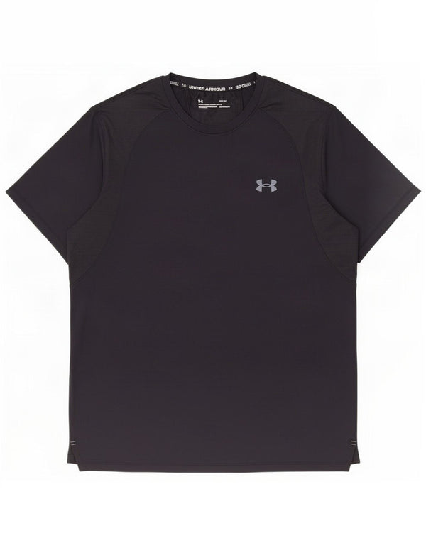 Under Armour Camiseta para hombre Top Large Nylon color block azul marino