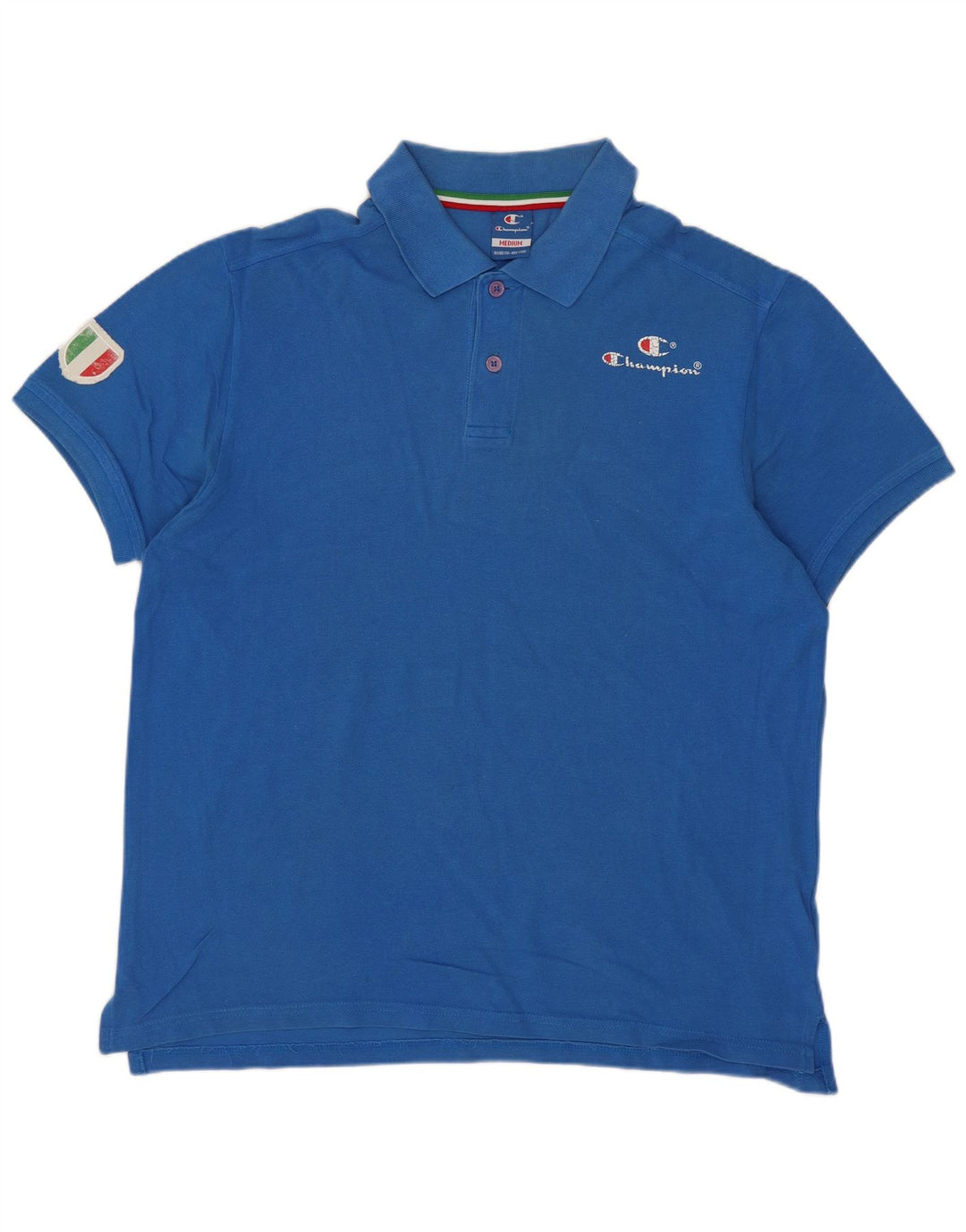 Champion Polo Hombre Algodón Azul Medio