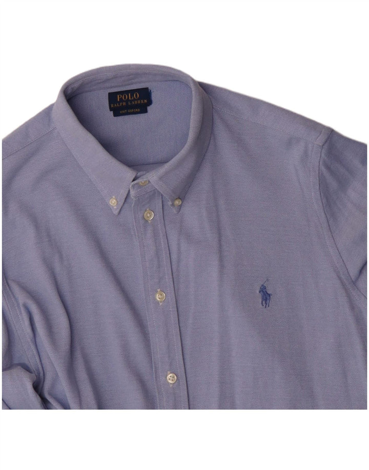 POLO RALPH LAUREN Camisa Hombre Azul Medio