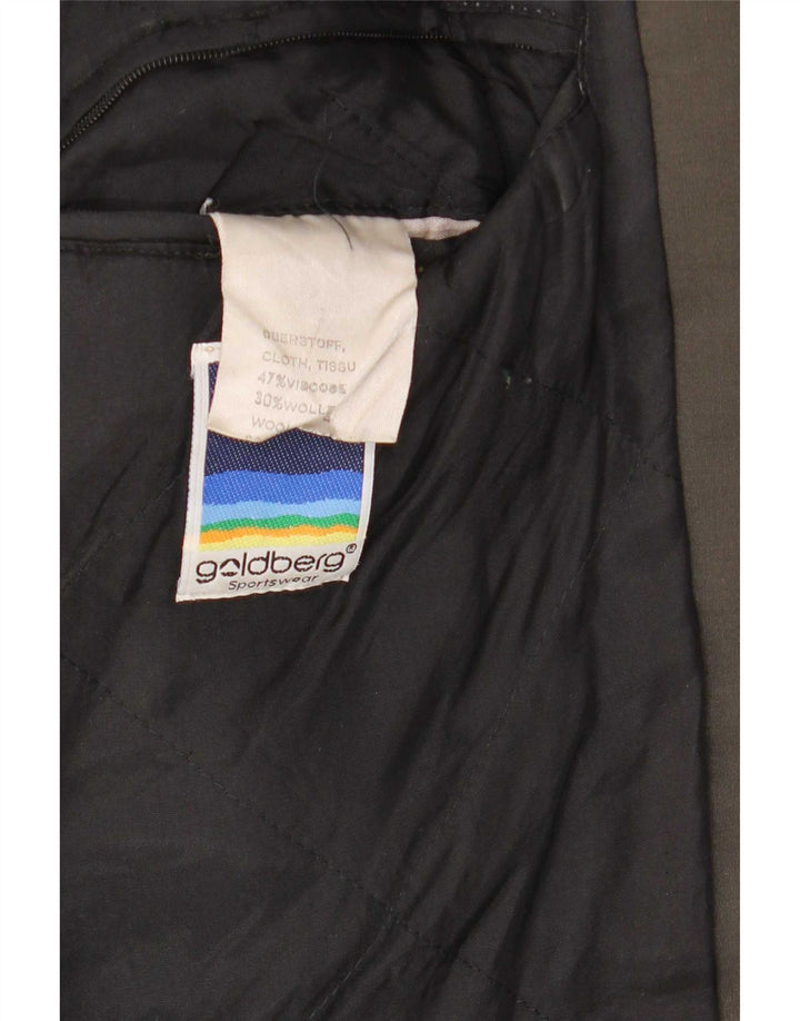 Chaqueta bomber vintage holgada para hombre IT 48 Viscosa gris medio con bloques de color